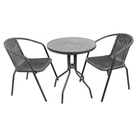 Tavolo Rio Grigio Scuro Cm 60x70