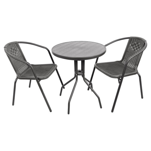 Tavolo Rio Grigio Scuro Cm 60x70