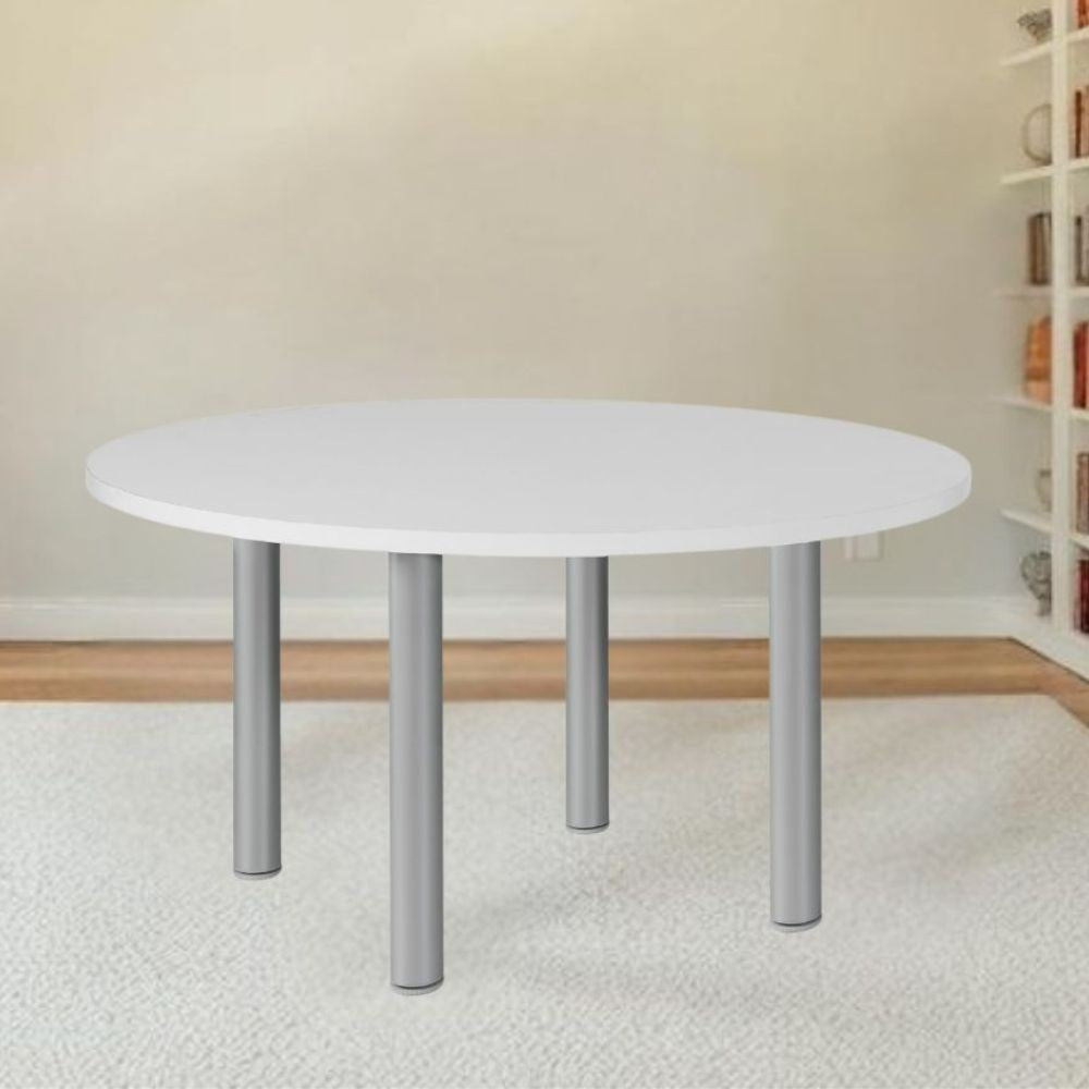 Tavolo rotondo Manila 120x120x76H colore bianco