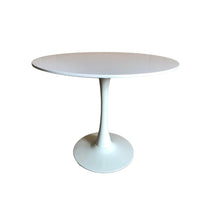 Tavolo rotondo bianco opaco Derek 90x90x73H