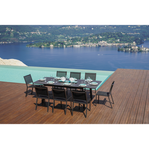 Tavolo San Donato - Allungabile 160/240 X 102 Cm - Allungo Centrale - Antracite Moia