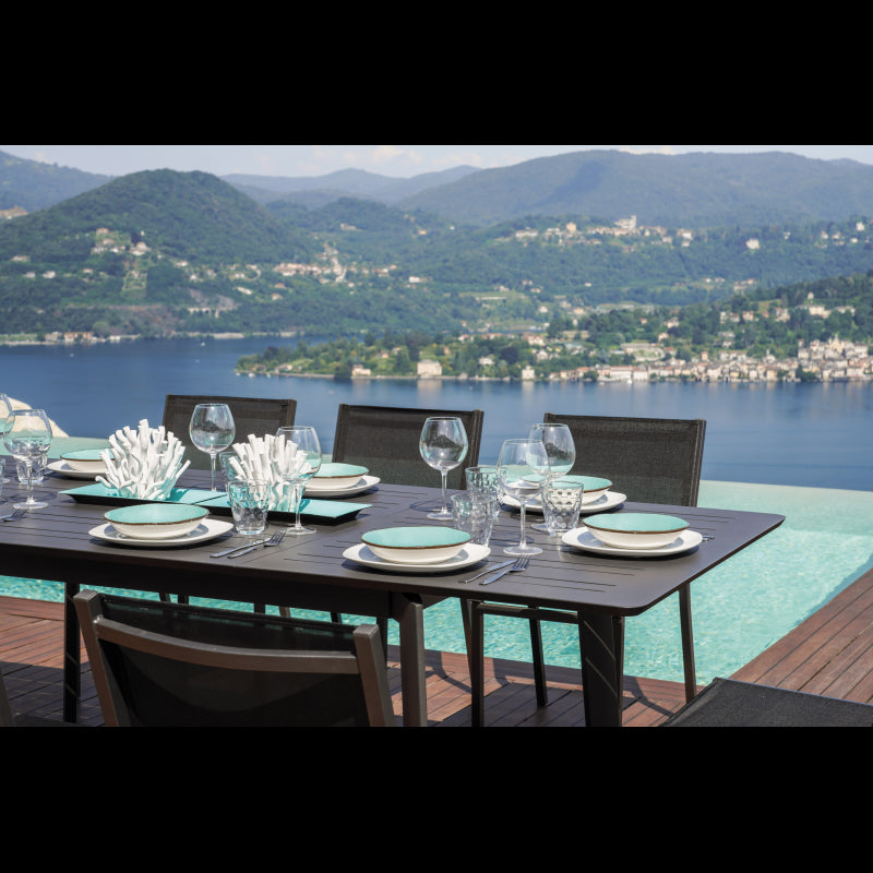 Tavolo San Donato - Allungabile 160/240 X 102 Cm - Allungo Centrale - Antracite Moia