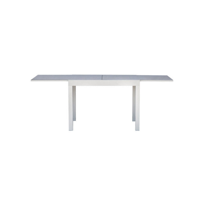 Tavolo Spalato 104/208X75 Alluminio Bianco Moia