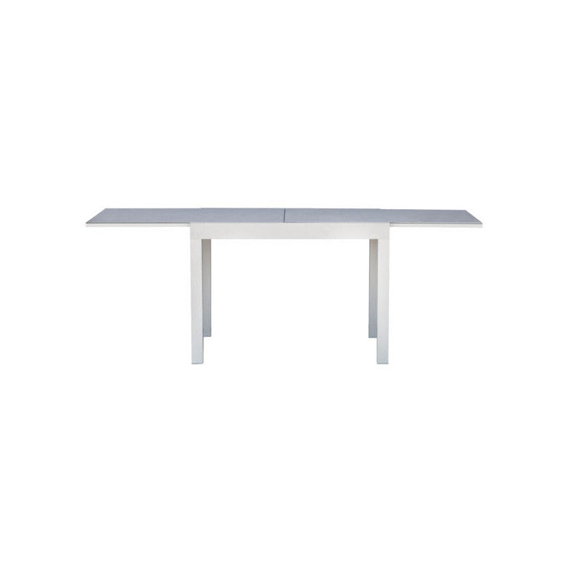 Tavolo Spalato 104/208X75 Alluminio Bianco Moia