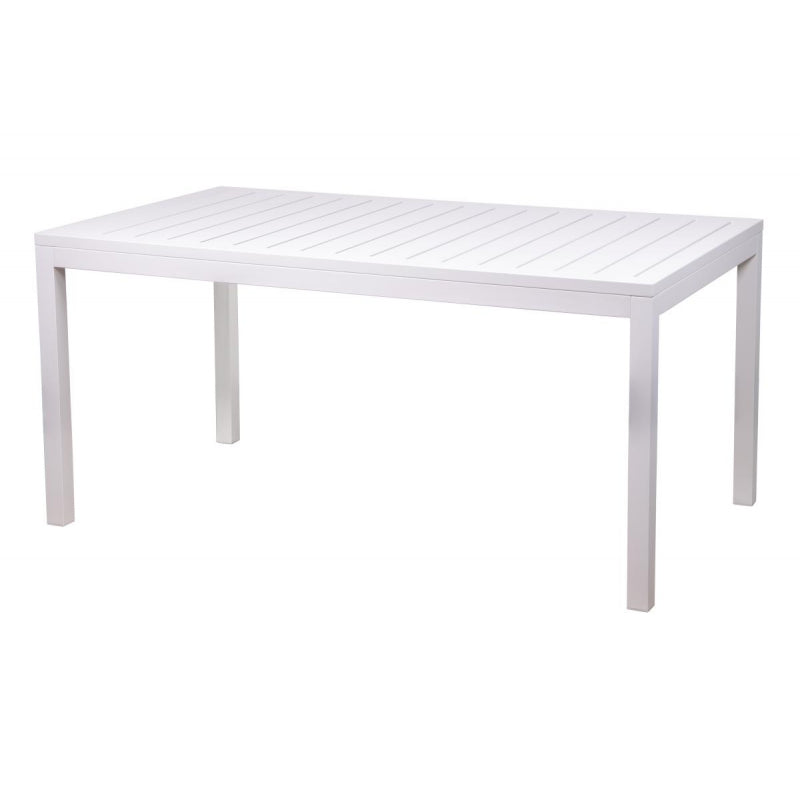 TAVOLO TIDAL BIANCO IN ALLUMINIO