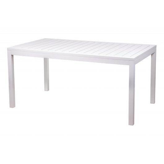 TAVOLO TIDAL BIANCO IN ALLUMINIO