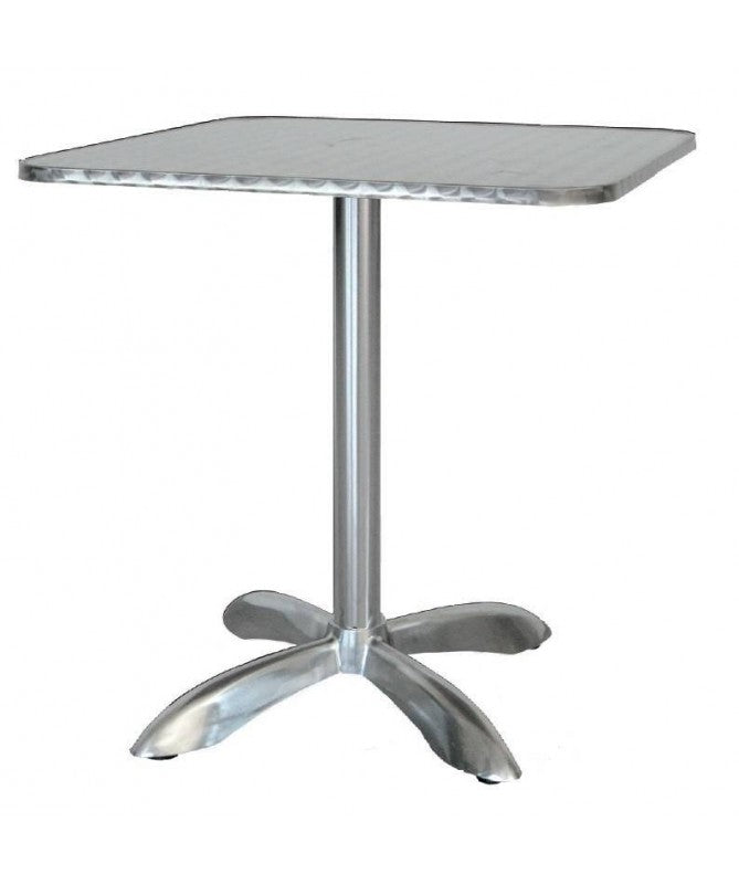 TAVOLO TOLEDO CM70x70 in alluminio