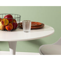 Tavolo Tondo Bessie Bianco ø100xh 74cm