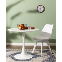 Tavolo Tondo Bessie Bianco ø100xh 74cm