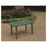 Trade Shop - Tavolo Verde Rettangolare Da Giardino 120x70 Cm Perfetto Per Spazio Esterno 016302 -        