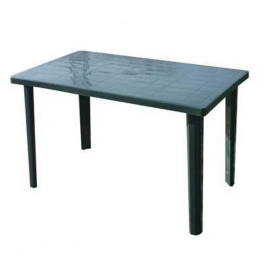Trade Shop - Tavolo Verde Rettangolare Da Giardino 120x70 Cm Perfetto Per Spazio Esterno 016302 -        