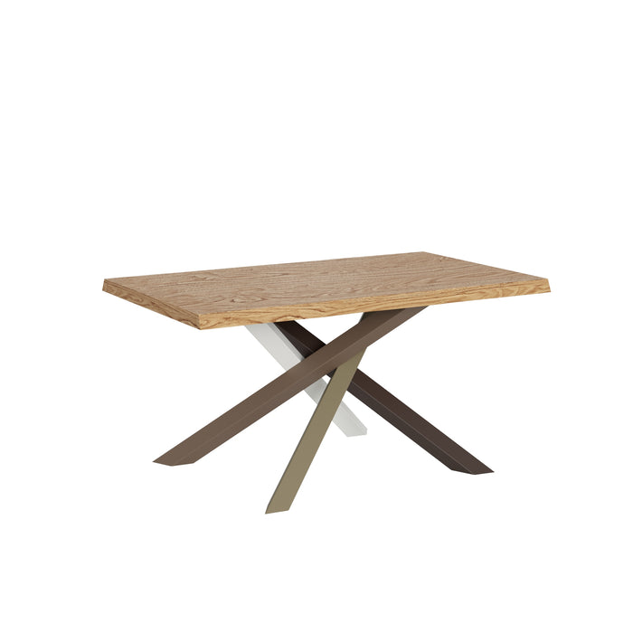 Tavolo allungabile 90x160/210 cm Versalux scortecciato rovere gambe 4/C