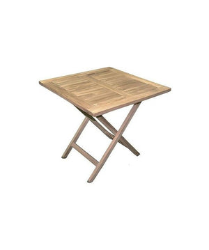 Tavolo Vulcano quadrato MOIA in legno teak - 80 cm