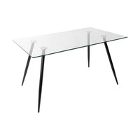 Tavolo Xander Nero 140x80x75