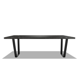 Zimbabwe - Ripiano per tavolo da pranzo 160x90x5 cm / Marmo scuro