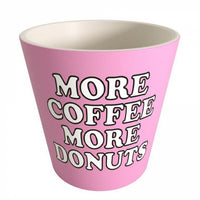 Tazza Da Espresso 90ml - Motivo Snoopy More Coffee More Donuts