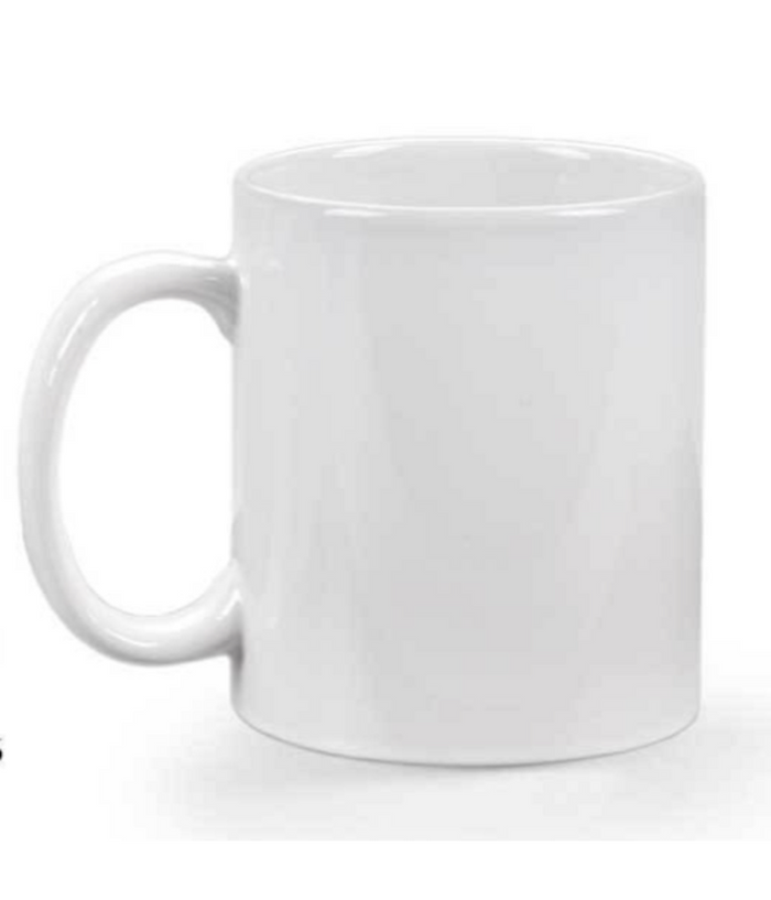 Tazza Bianca Mug 325ml Latte Caffè Cappuccino Tazzone Colazione Classico 613166         