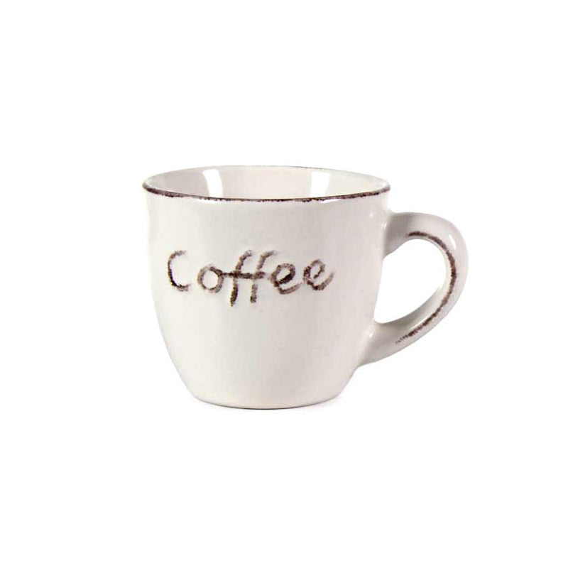 Tazza Caffe Ceramica Coffee Pz 6 Bellintavola
