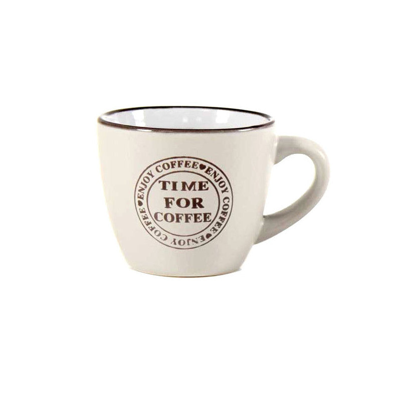 Tazza Caffe Ceramica Enjoy Pz 6 Bellintavola