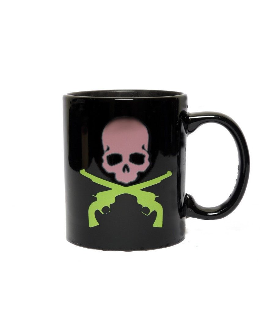 Tazza In Ceramica Magica Con Teschio Temperatura Freddo Caldo Per Colazione         