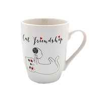 Tazza Mug Porcellana Gatti Cc 360 Kb8