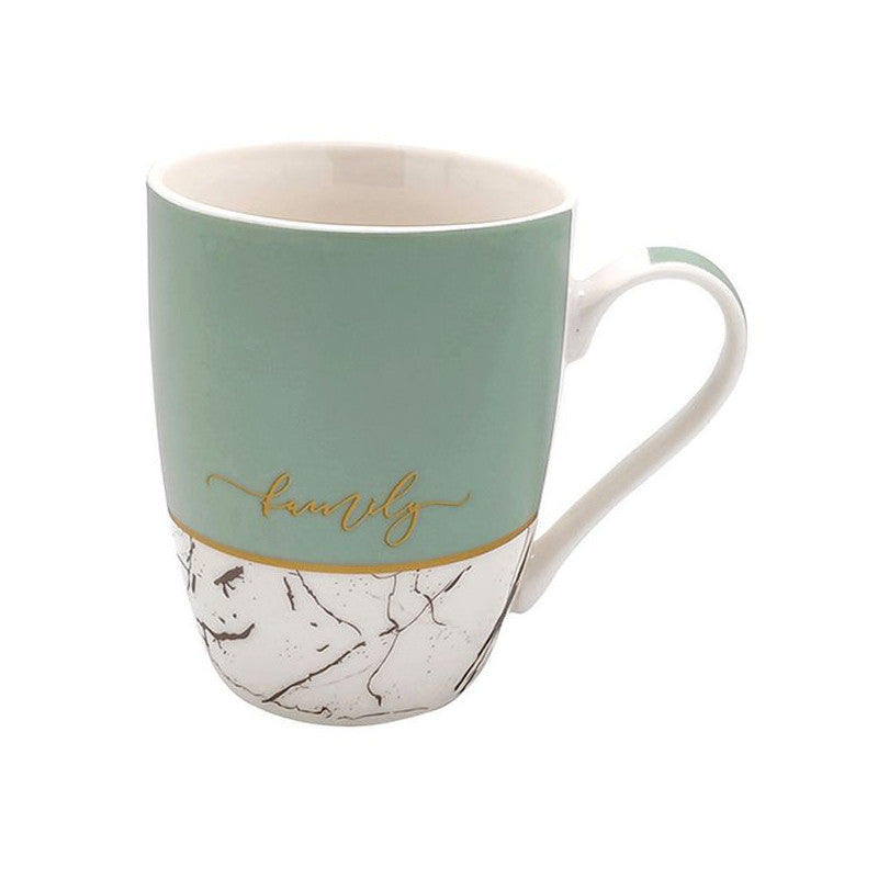Tazza Mug Porcellana Marmo Cc 340 Kb8