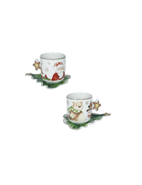 TAZZA RACCONTI SET 2 PZ NEW BONE CHINA