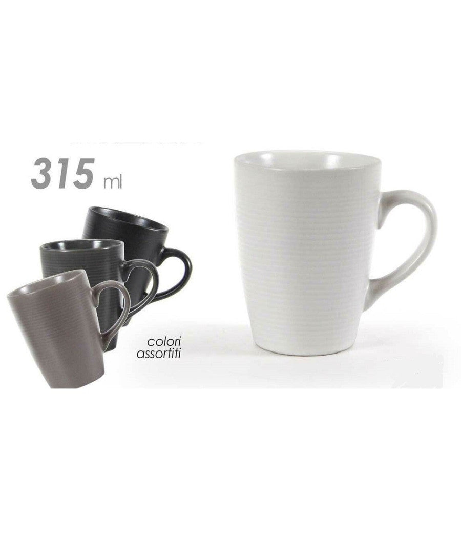 Tazza Tazzina Per Caffè 315 Ml Colazione Classica Vari Colori Assortiti 805752         