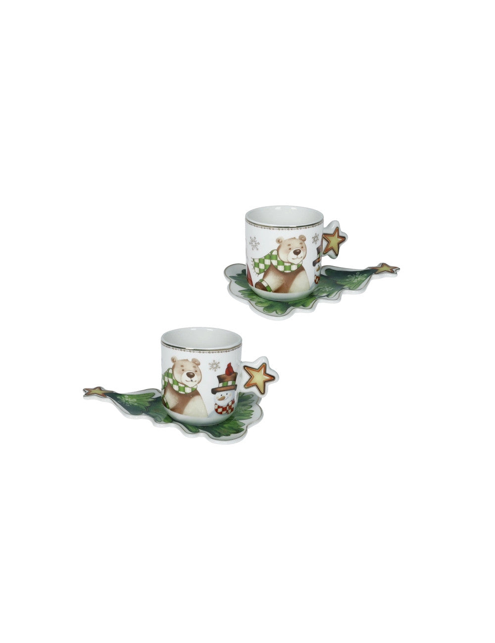 TAZZINA CAFFE RACCONTI SET 2 PZ NEW BONE   CHINA