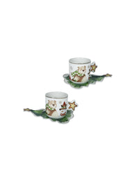 TAZZINA CAFFE RACCONTI SET 2 PZ NEW BONE   CHINA
