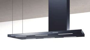 CAPPA ELEA ISOLA cm 116x60 camino destro - Nera - 800 m3/h