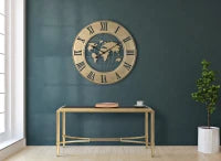 Orologio Da Muro World Gold Cm Ø 63X3