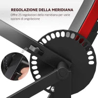 Panca Romana 2 in 1 per Curl e Tricipiti con Sedile a 5 Livelli e 25 Regolazioni, Nero