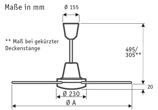 TDA 1400 I, Ventilatore senza Luce, CasaFan