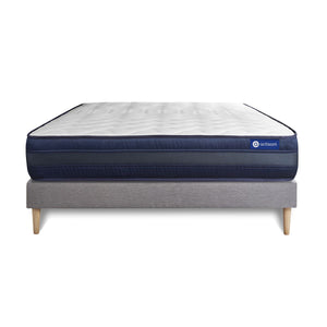 Kit rete e materasso matrimoniale Actiflex tech 150x190cm - Spessore : 24cm - Molle insacchettate e memory foam- molto rigido
