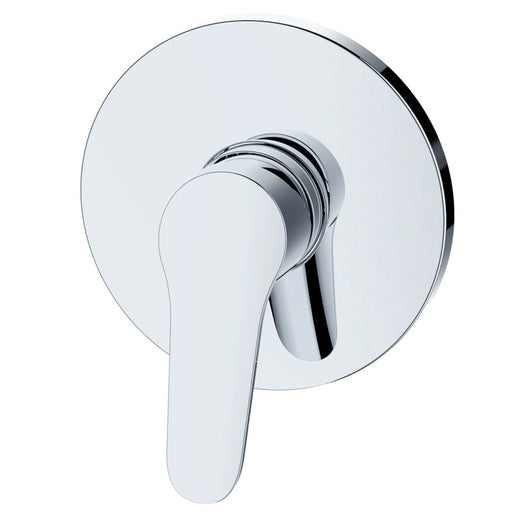 Tecom serie timeless miscelatore per doccia ad incasso monocomando finitura cromata lucida