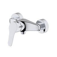 Tecom serie timeless miscelatore per doccia esterno monocomando finitura cromata lucida