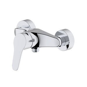 Tecom serie timeless miscelatore per doccia esterno monocomando finitura cromata lucida