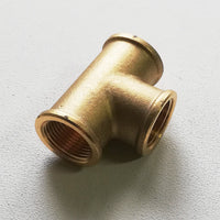 Tee t fff da 1+1/4 in ottone