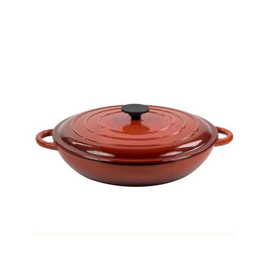 Tegame Ghisa 2 m con Coperchio Coperchio Normandie cm 31 Ilsa