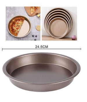 Teglia Da Forno Per Torte Dolci Crostate Stampo In Acciaio Tortiera 24.5cm 98674         