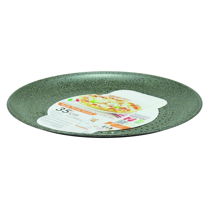 Trade Shop - Teglia Pizza Forata Ruoto In Alluminio Con Rivestimento Antiaderente In Varie Forme -