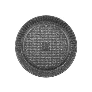 Trade Shop - Teglia Stampo Crostata Tonda Con Bordo Festonata ø28-32 Cm Antiaderente Antigraffio -