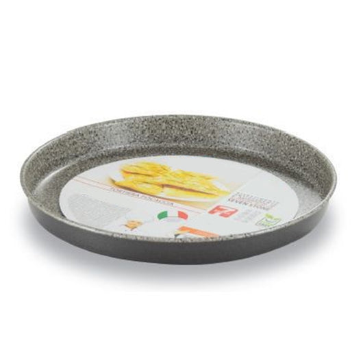Trade Shop - Teglia Stampo Tortiera Focaccia Rotonda ø22-32 Cm Antiaderente Antigraffio A 7 Strati -