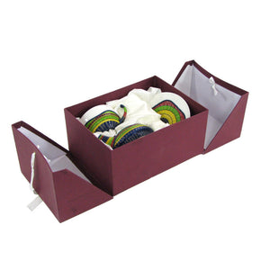 Teiera con tazza decoro bambù multicoltazza e teiera