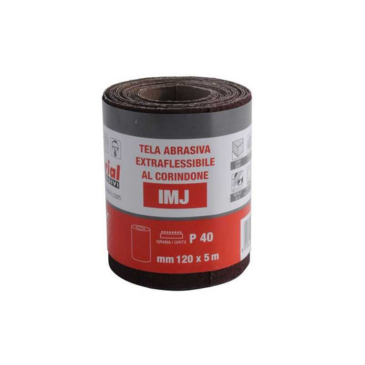 Tela Smeriglio Resinata Rt 120 m 5 Gr 40 Imperial