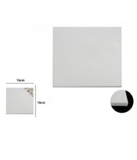 Tela Telaio Per Pittura Bianco 16x16x1.5cm Quadrato Universale Artisti 53411a         