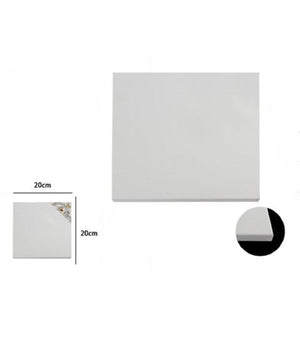 Tela Telaio Per Pittura Bianco 20x20x1.5 Cm Quadrato Universale Artisti 53414a         