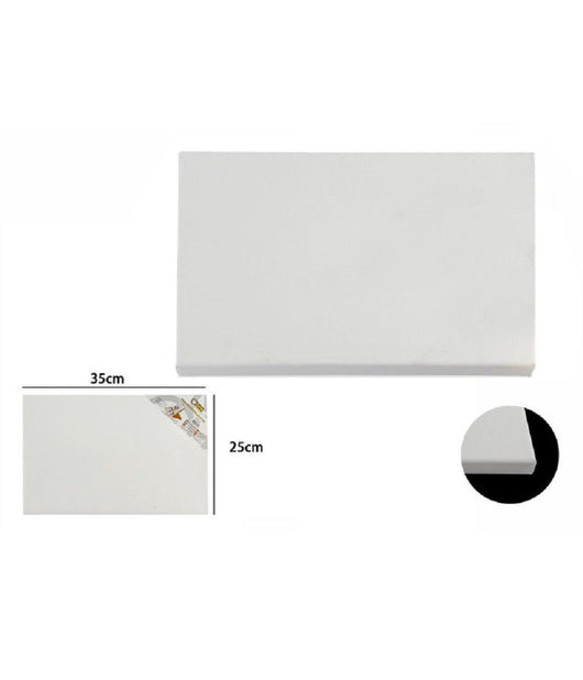 Tela Telaio Per Pittura Bianco 35x25x1.5cm Rettangolare 53415a Universale Artisti         