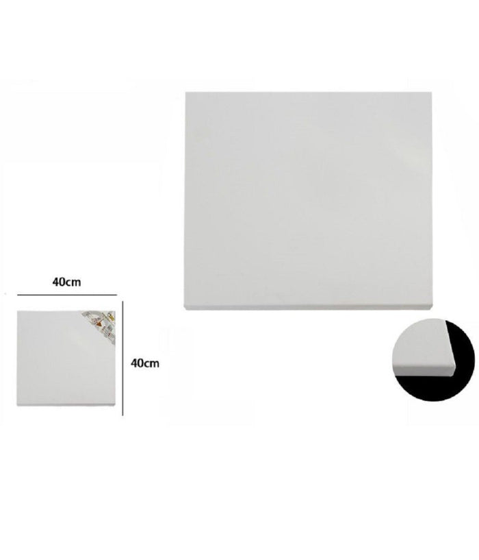 Tela Telaio Per Pittura Bianco 40x40x1.6 Cm Quadrato Universale Artisti 53992a         